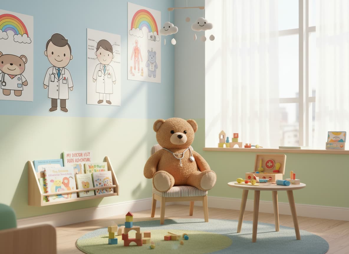 Rassurer un enfant chez le médecin