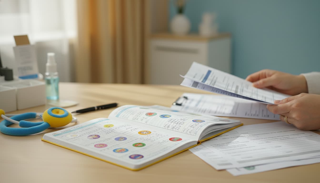 Première consultation pédiatrique parents enfant