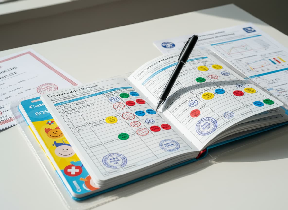 Carnet de santé et vaccinations enfant